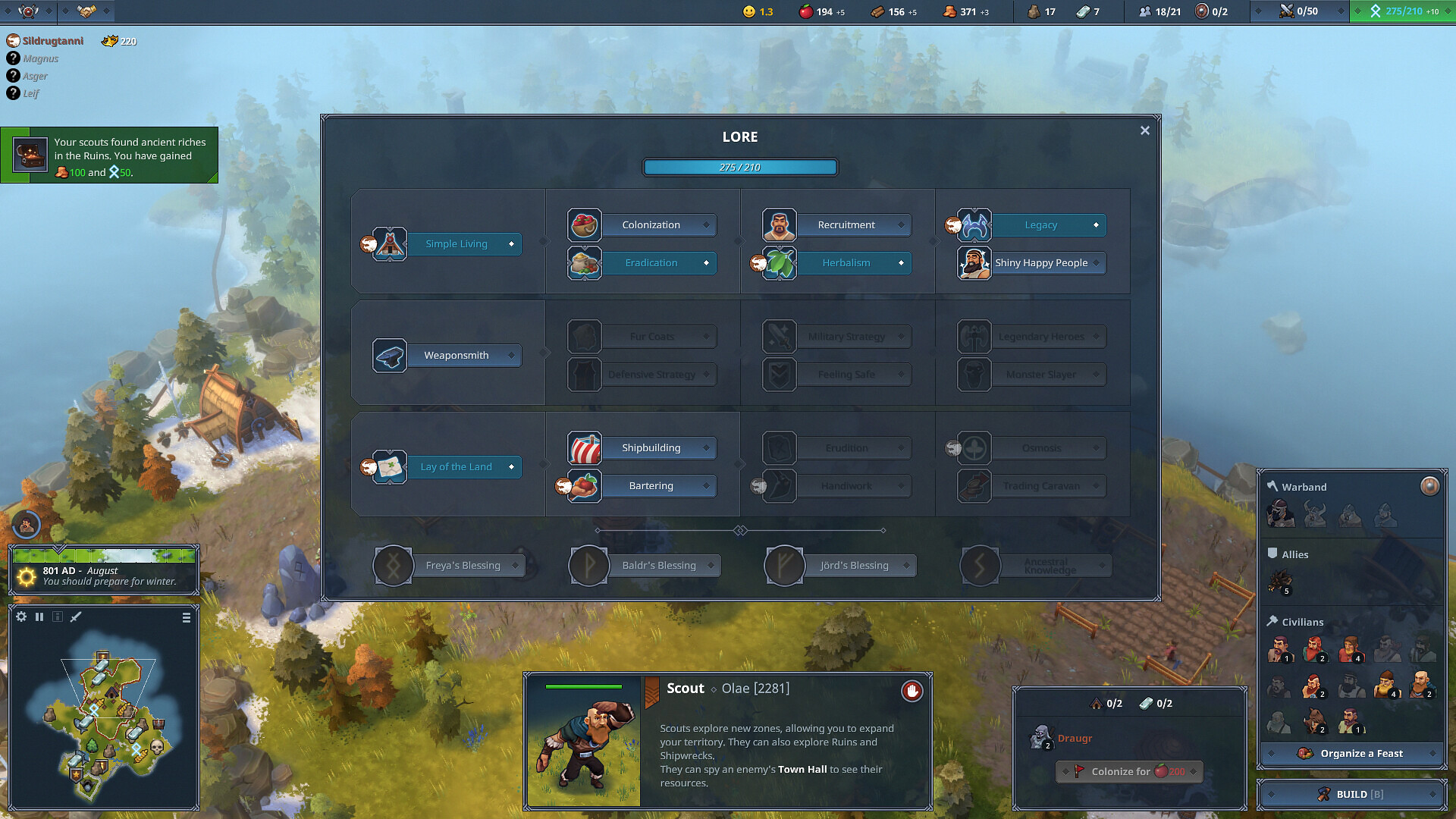 Скриншот: Northgard: Definitive Edition