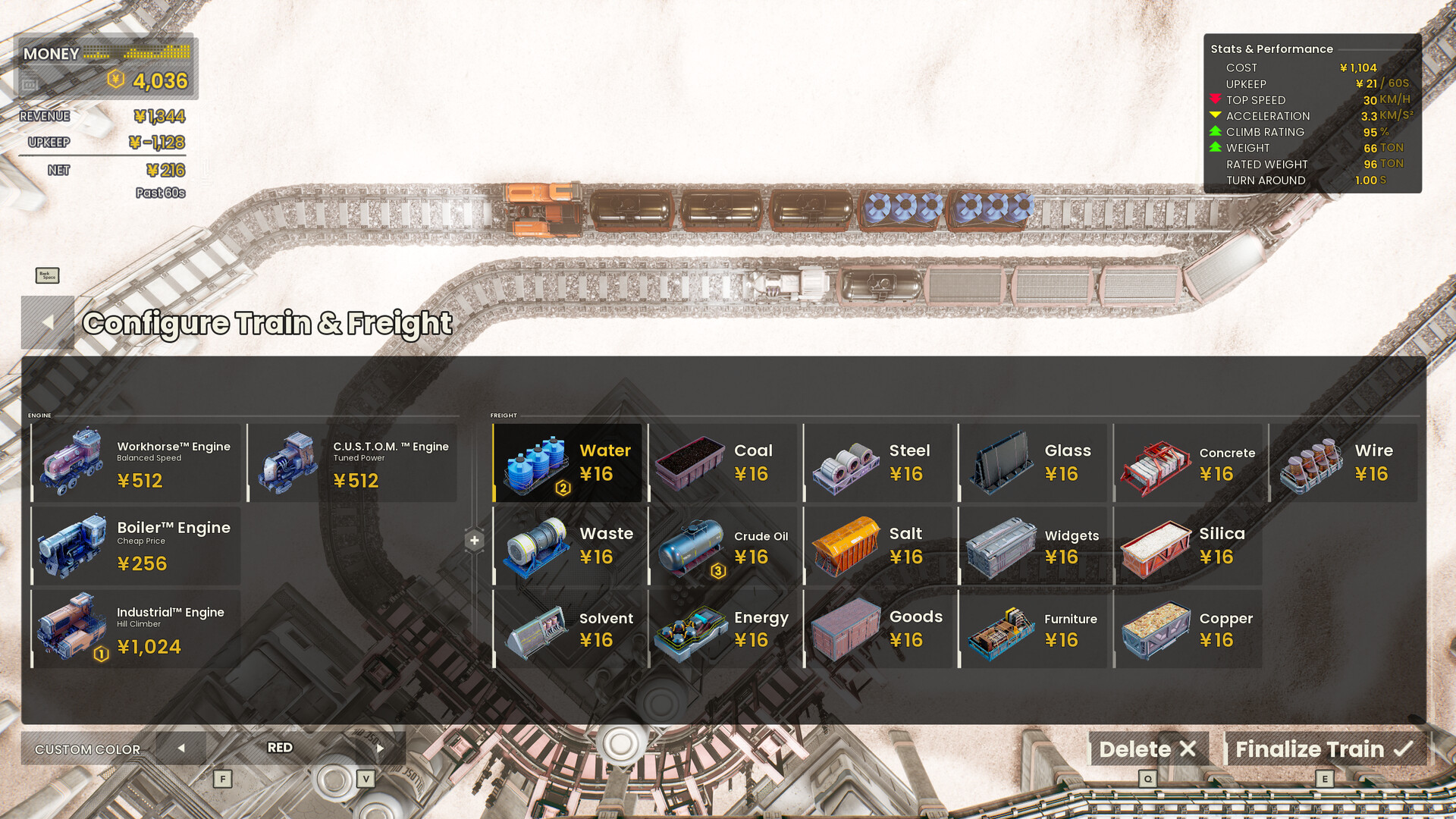 Скриншот: RAILGRADE
