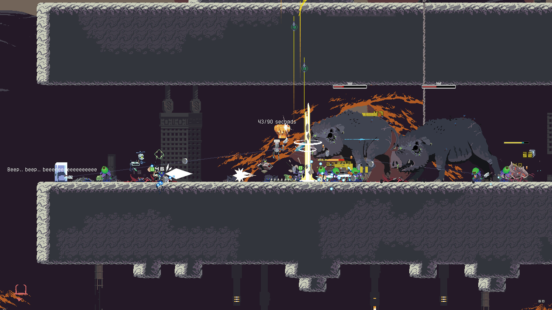 Скриншот: Risk of Rain Returns