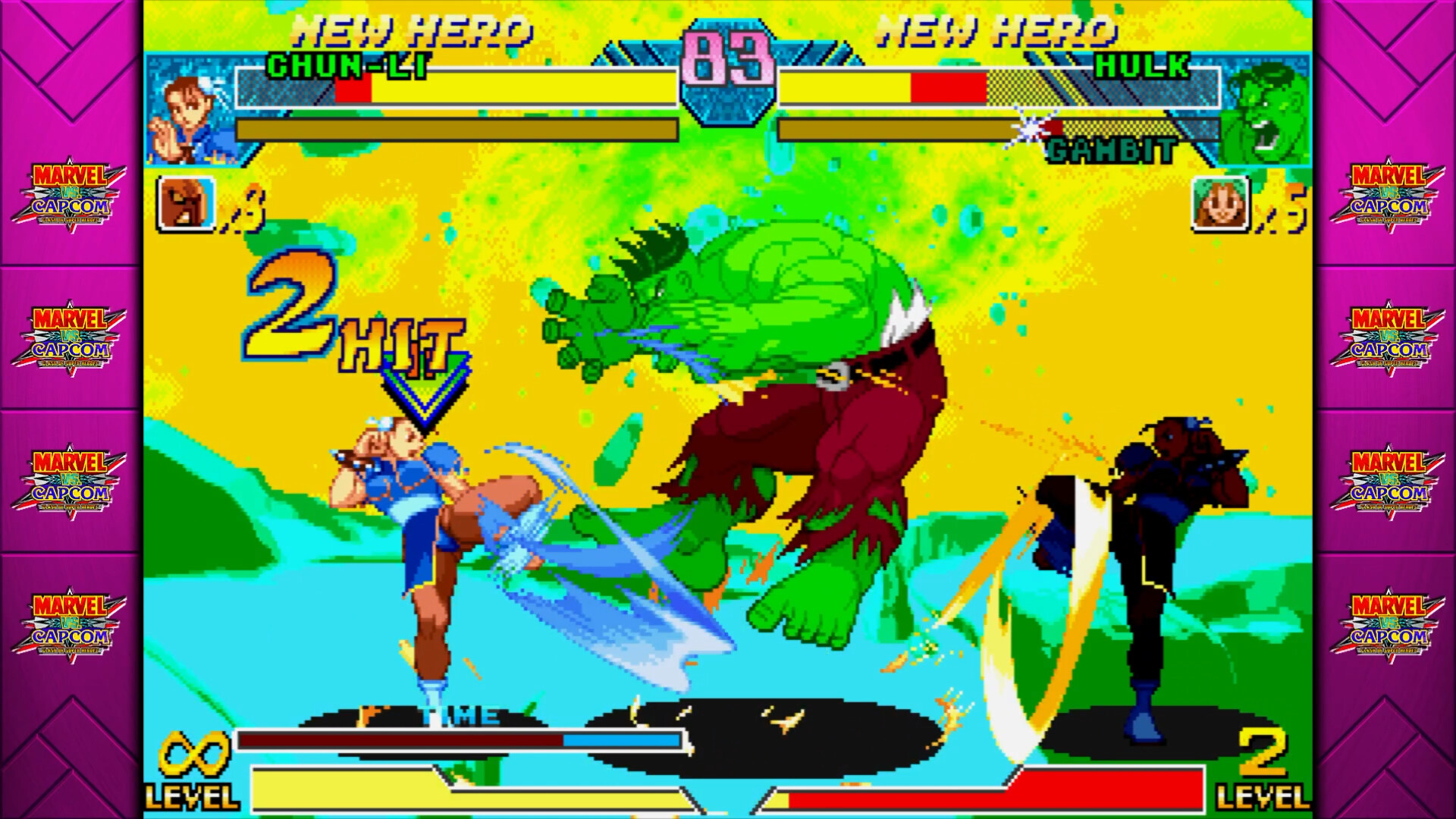 Скриншот: MARVEL vs. CAPCOM Fighting Collection: Arcade Classics