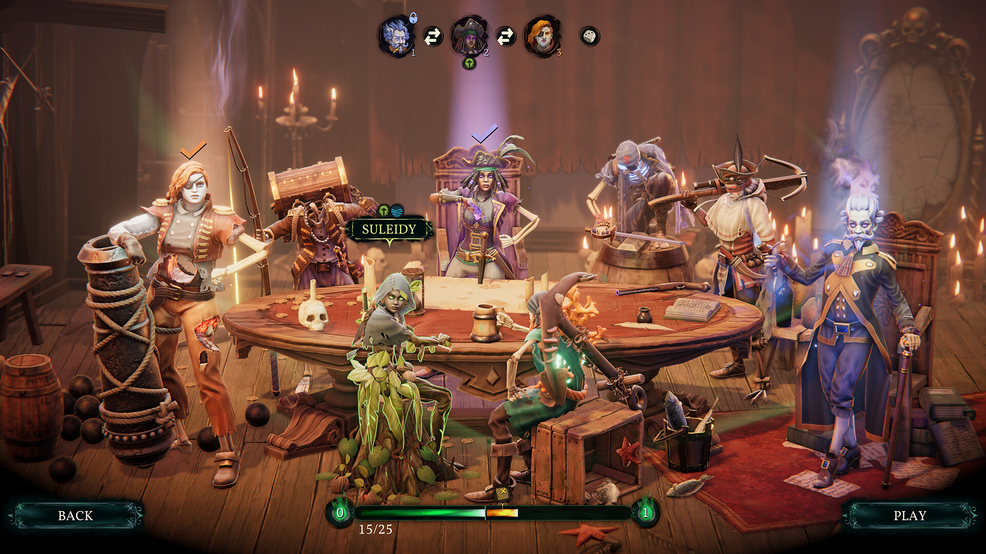 Скриншот: Shadow Gambit: The Cursed Crew