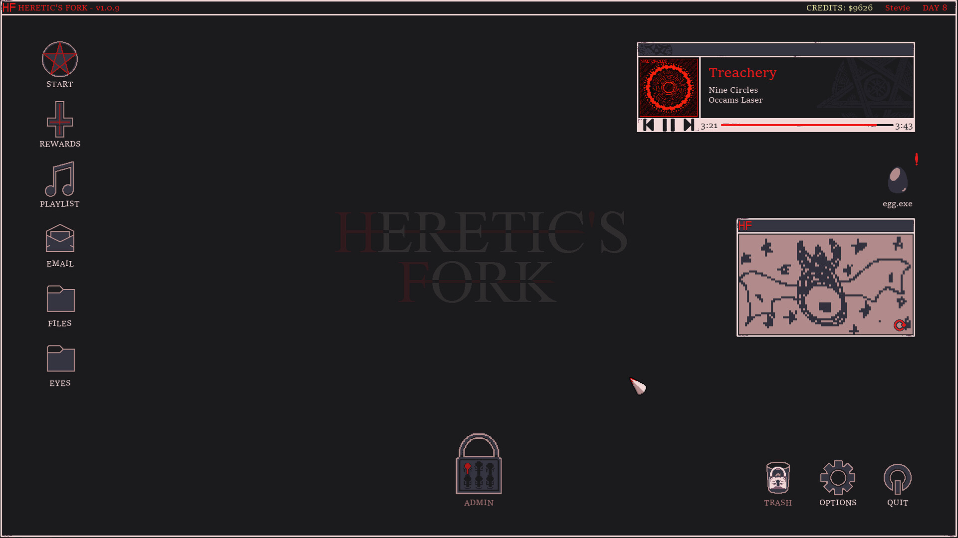 Скриншот: Heretic's Fork