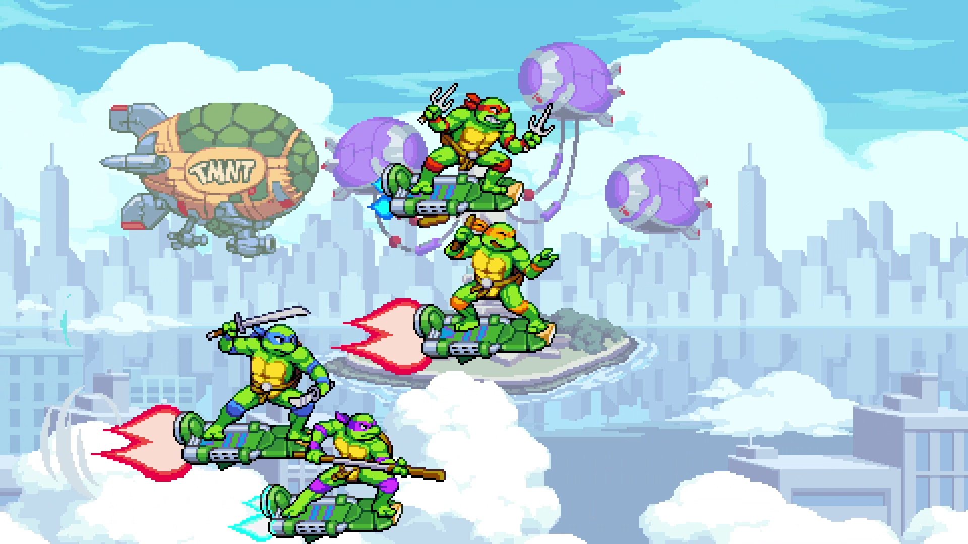Скриншот: Teenage Mutant Ninja Turtles: Shredder's Revenge