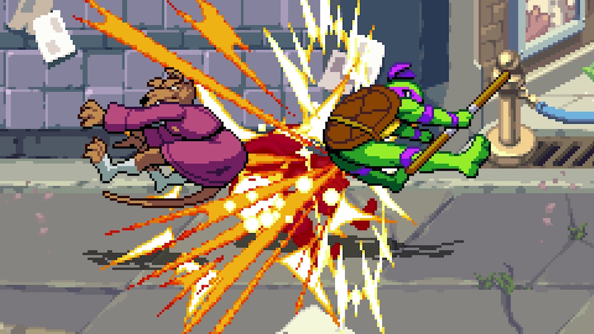 Скриншот: Teenage Mutant Ninja Turtles: Shredder's Revenge