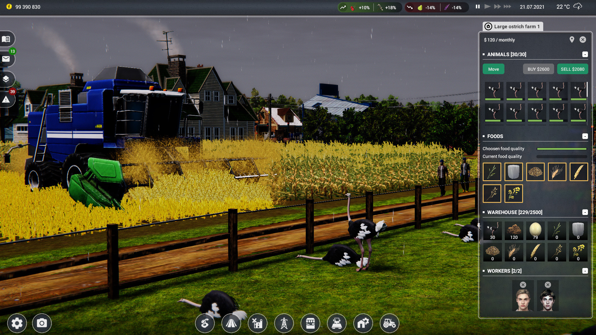 Скриншот: Farm Manager 2021