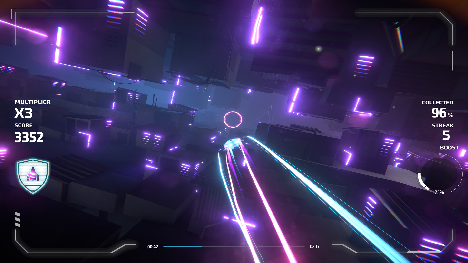 Скриншот: Invector: Rhythm Galaxy