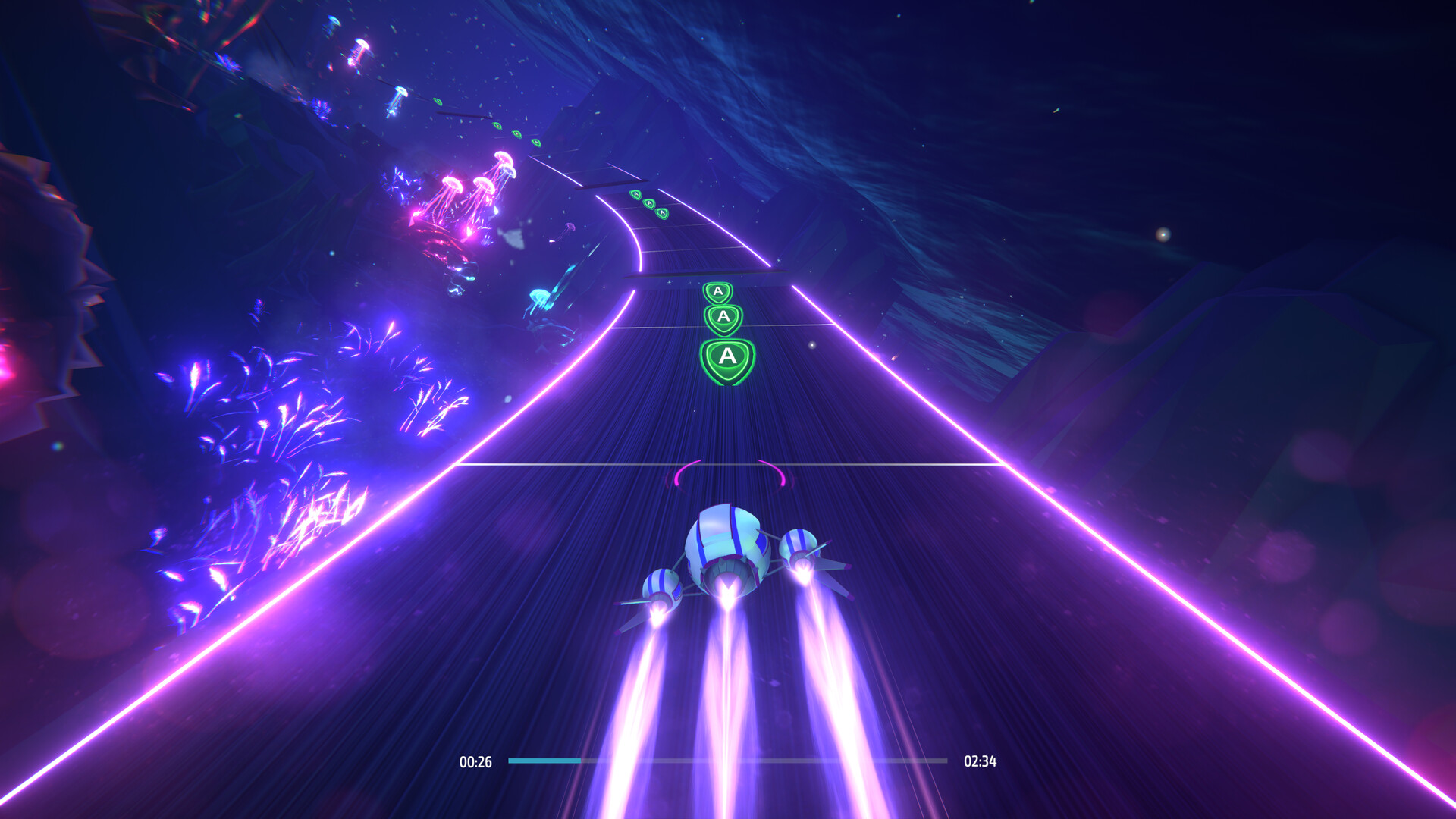 Скриншот: Invector: Rhythm Galaxy