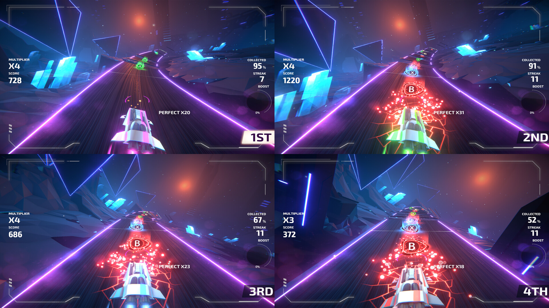 Скриншот: Invector: Rhythm Galaxy