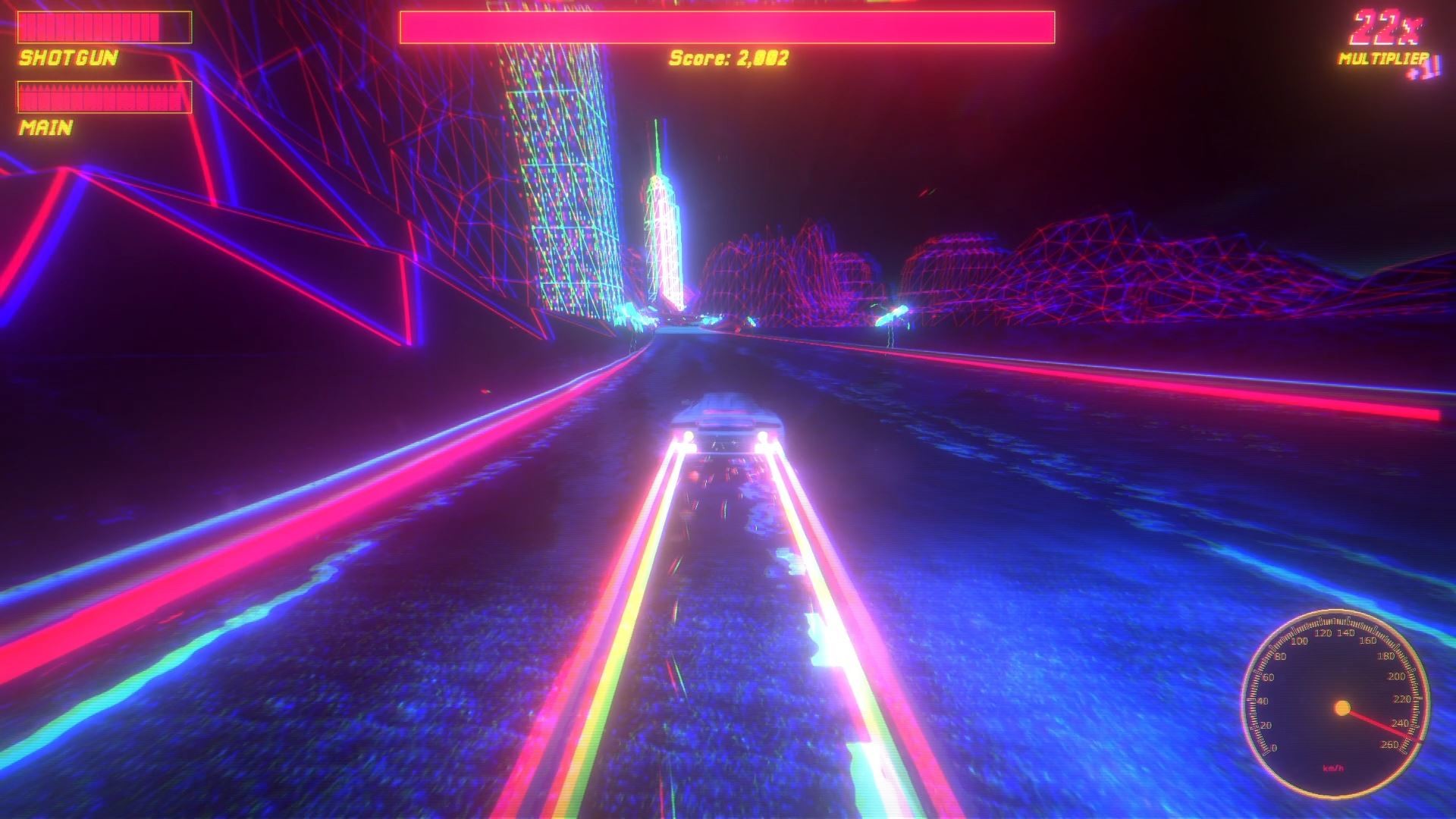 Скриншот: Synthwave FURY