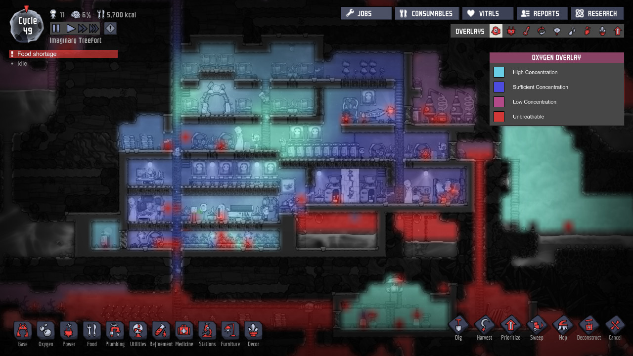 Скриншот: Oxygen Not Included