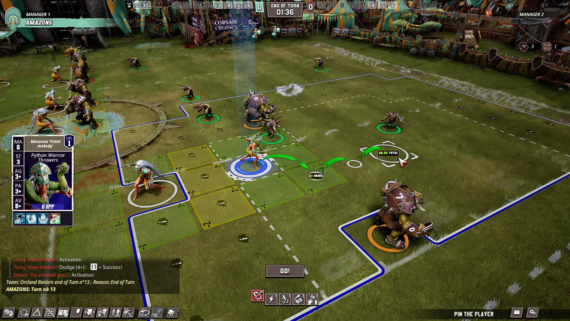 Скриншот: Blood Bowl 3
