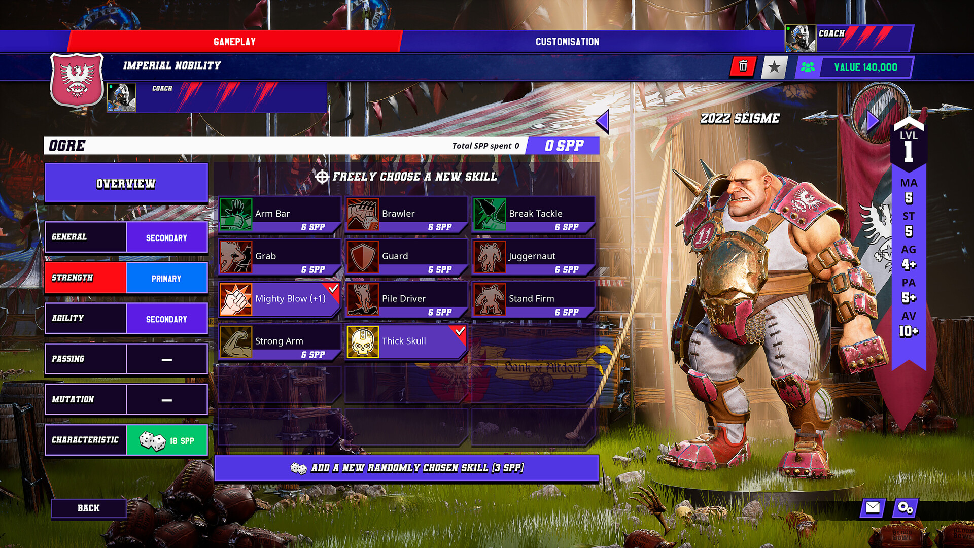 Скриншот: Blood Bowl 3