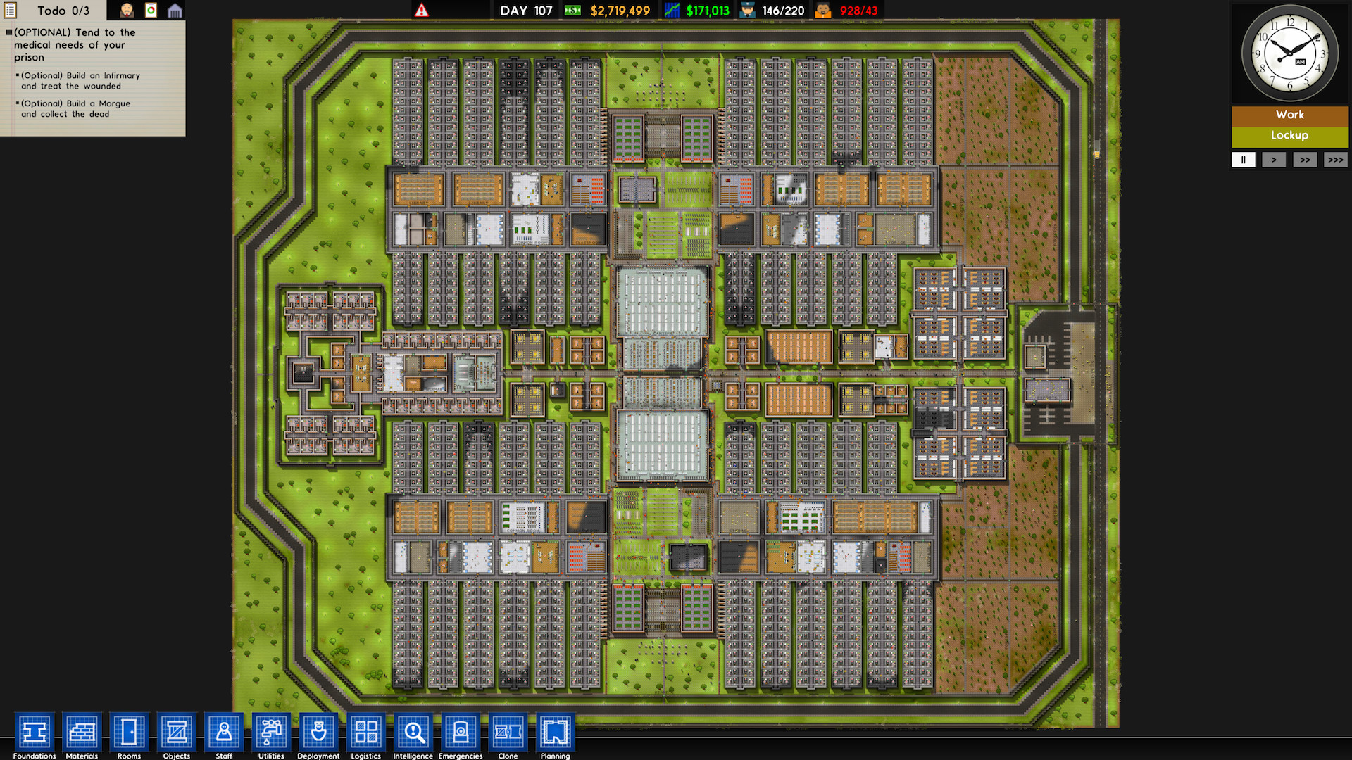 Скриншот: Prison Architect