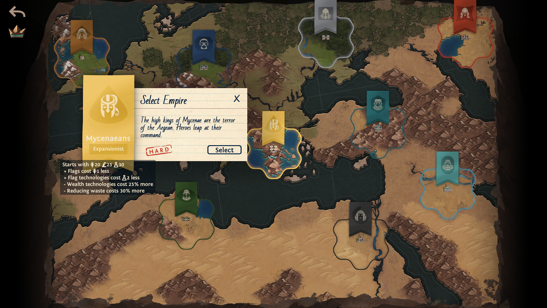 Скриншот: Ozymandias: Bronze Age Empire Sim