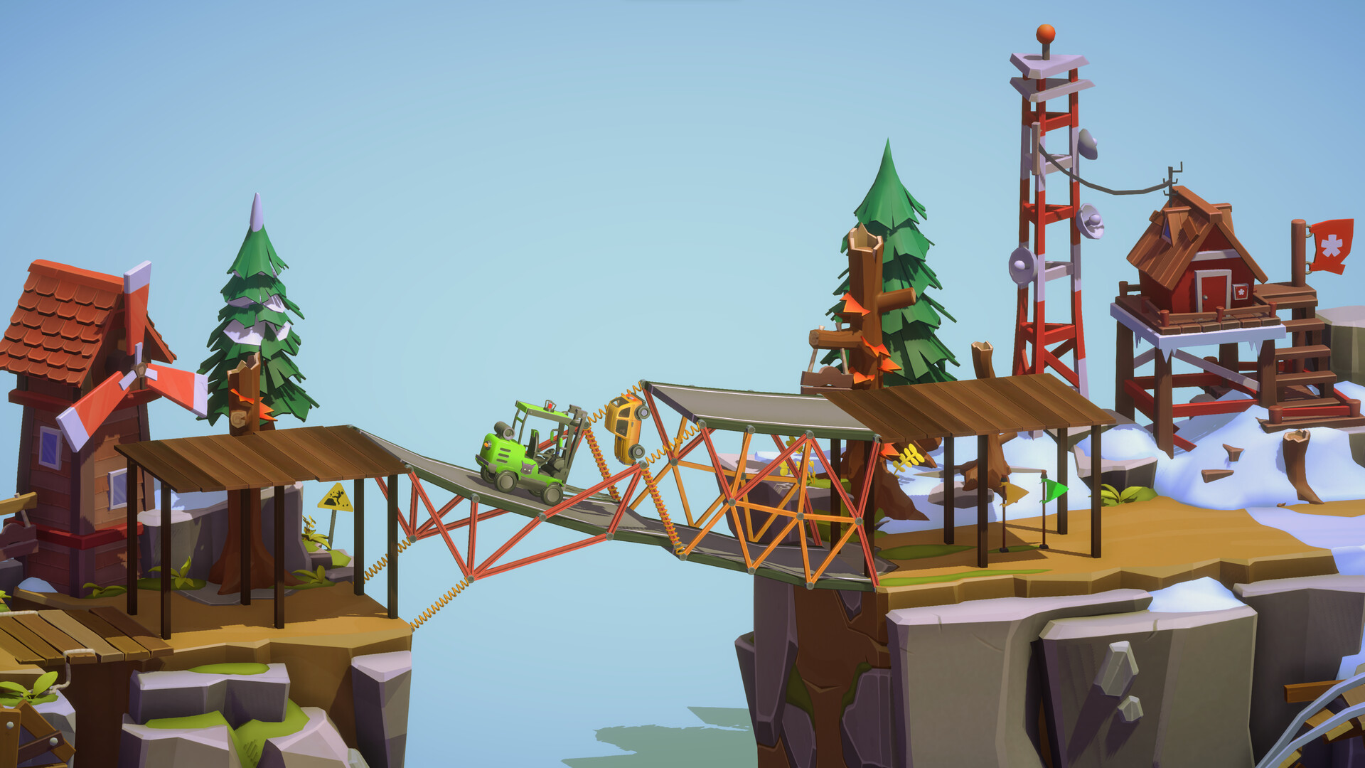 Скриншот: Poly Bridge 3