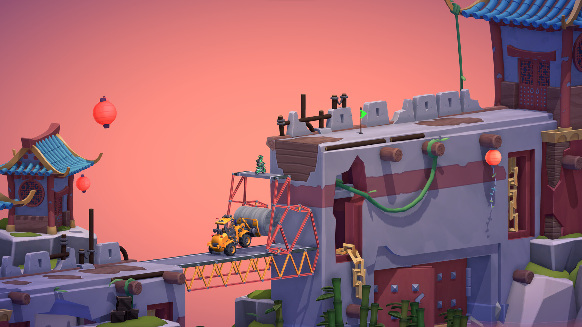 Скриншот: Poly Bridge 3