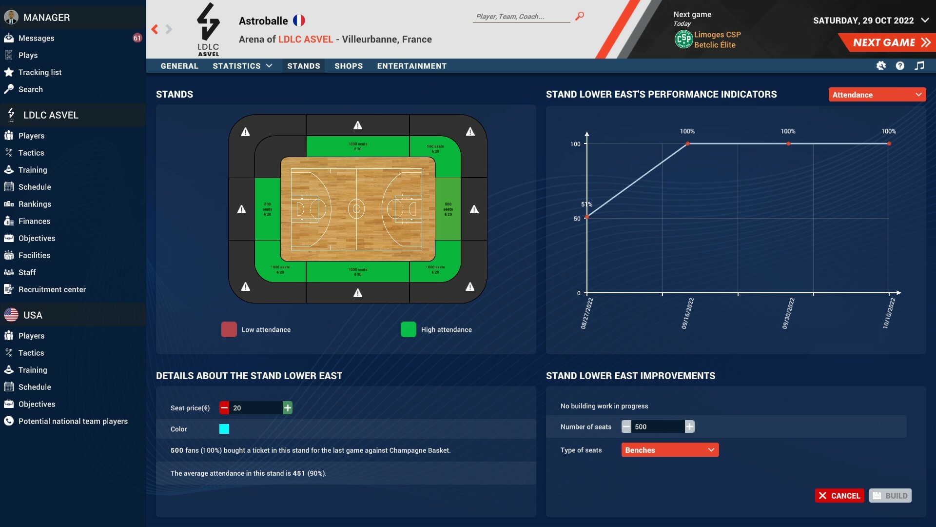 Скриншот: Pro Basketball Manager 2023