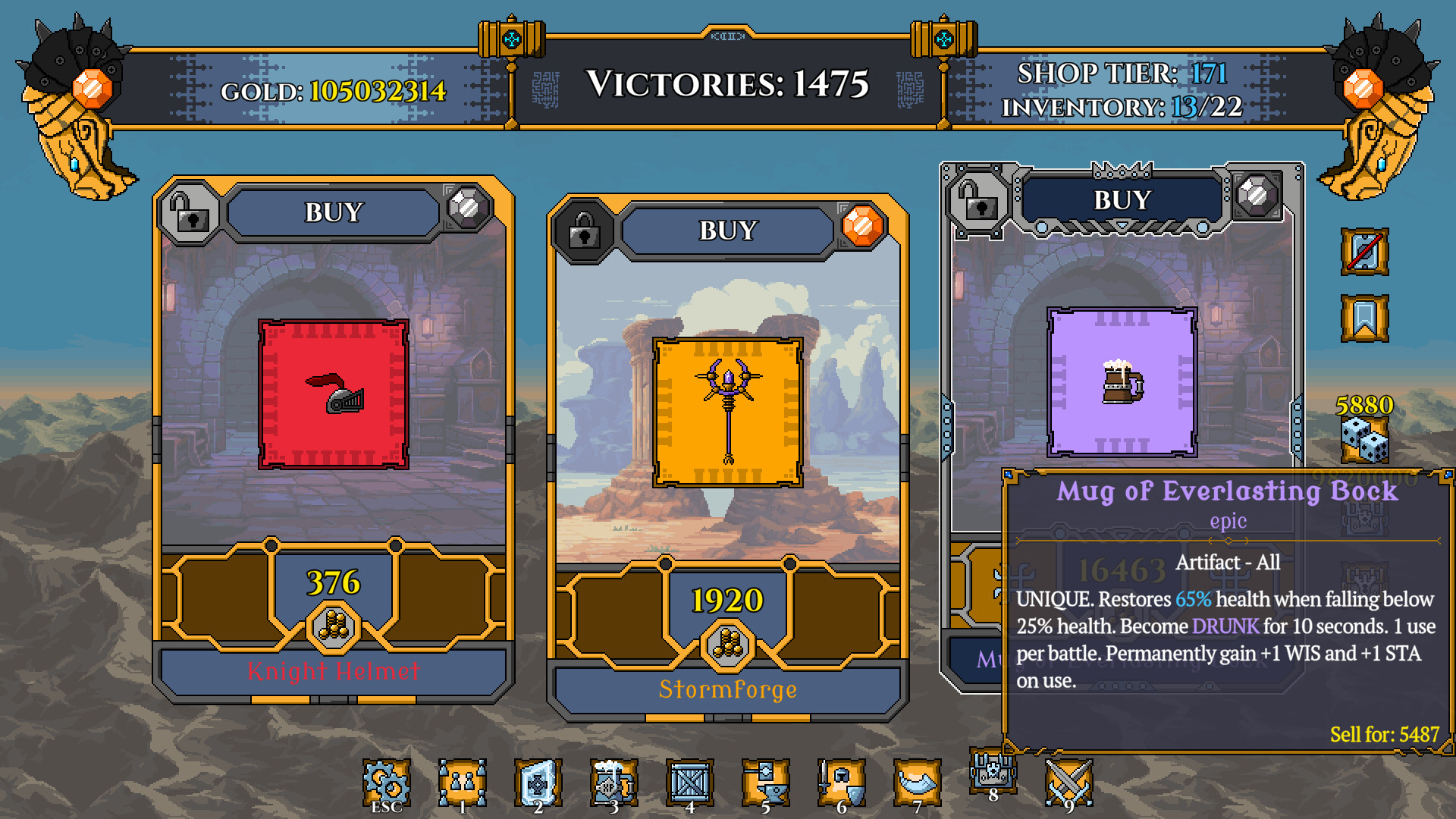 Скриншот: Dwarves: Glory, Death and Loot