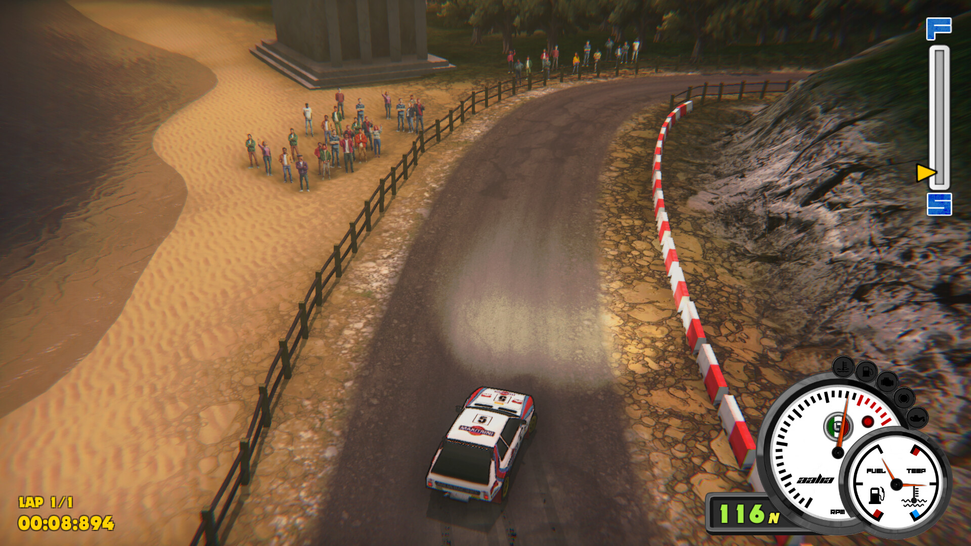 Скриншот: Super Woden: Rally Edge