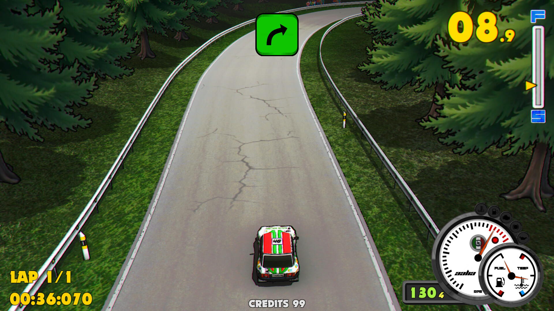 Скриншот: Super Woden: Rally Edge