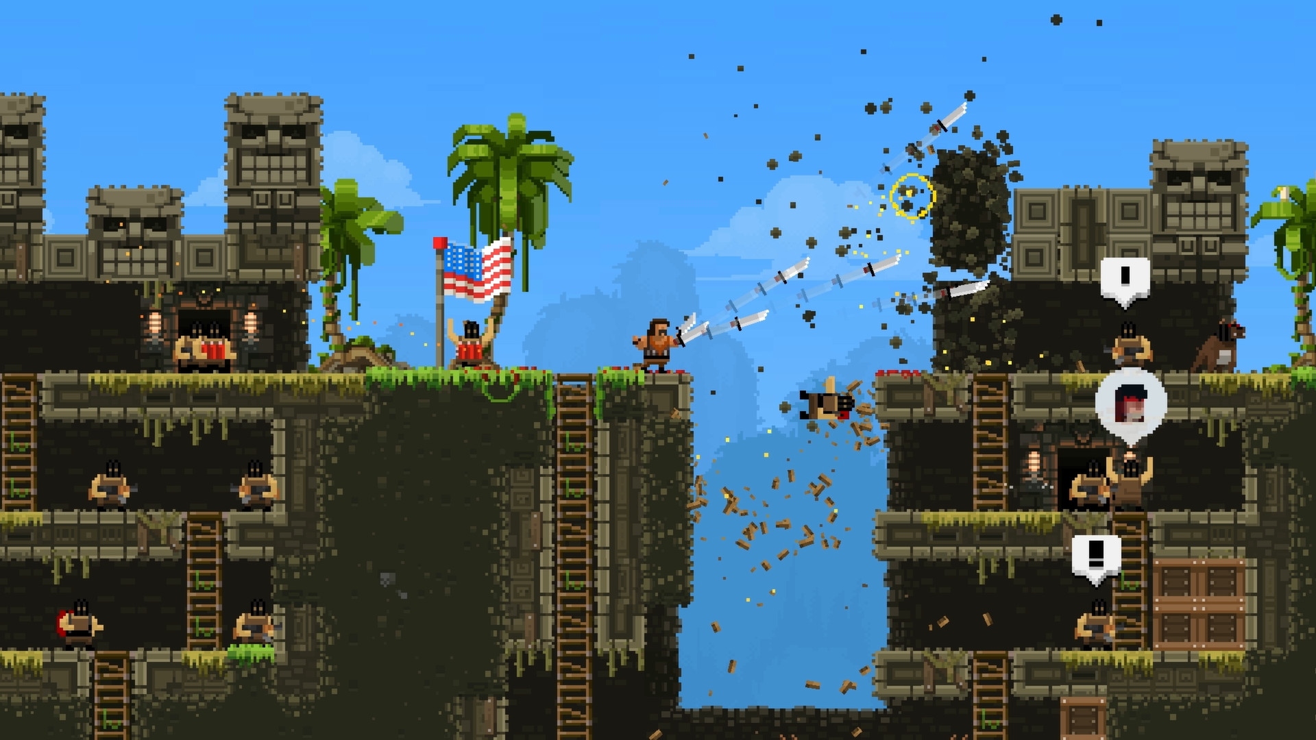Скриншот: Broforce