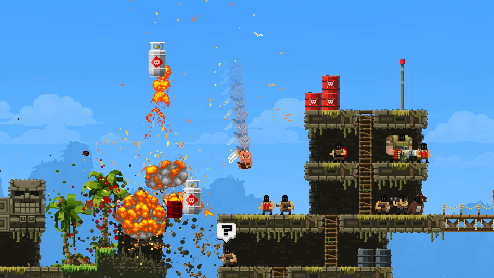 Скриншот: Broforce