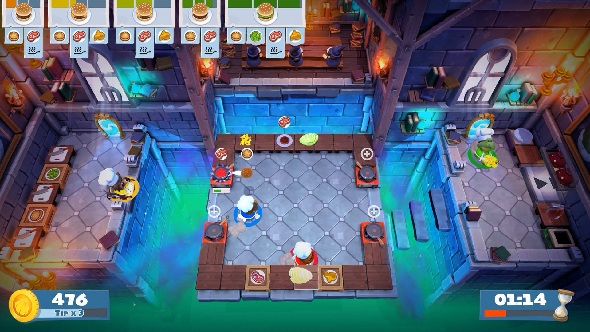 Скриншот: Overcooked! 2