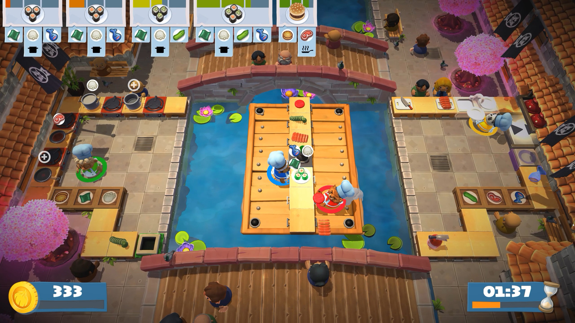 Скриншот: Overcooked! 2