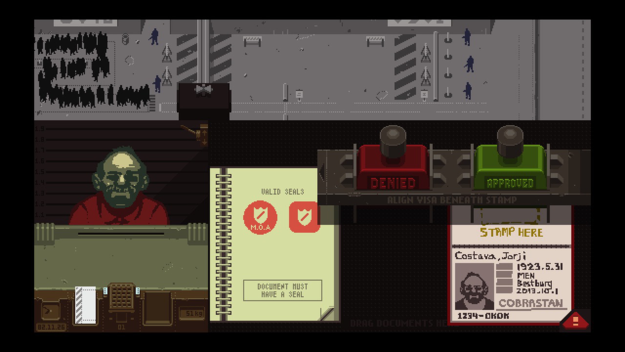 Скриншот: Papers, Please