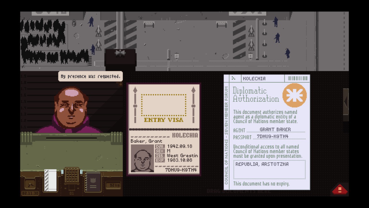 Скриншот: Papers, Please