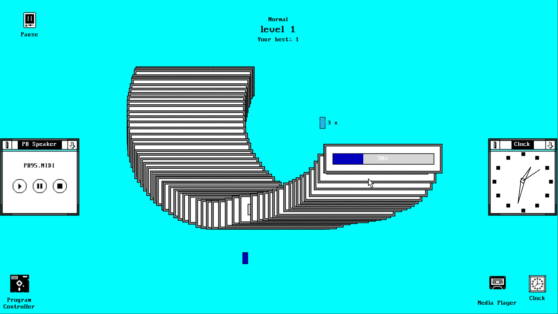 Скриншот: Progressbar95