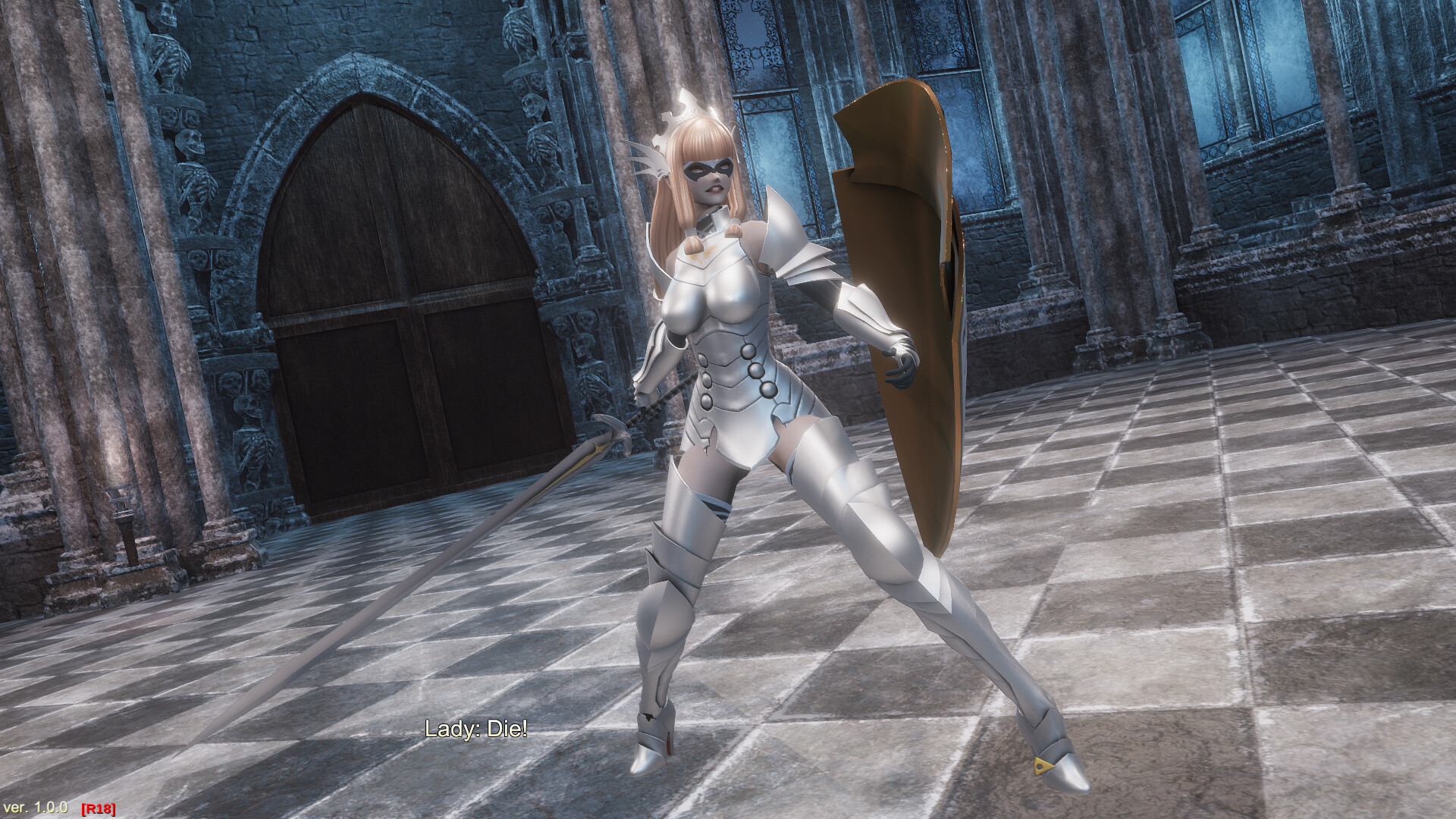 Скриншот: Widow in the Endless Labyrinth