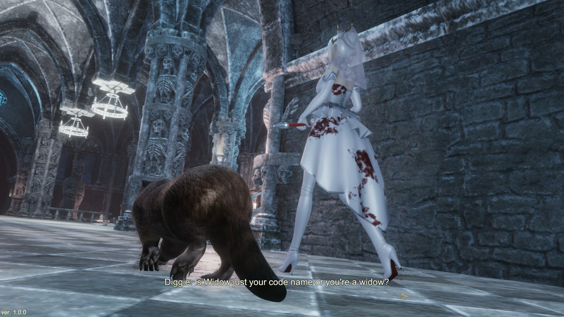 Скриншот: Widow in the Endless Labyrinth