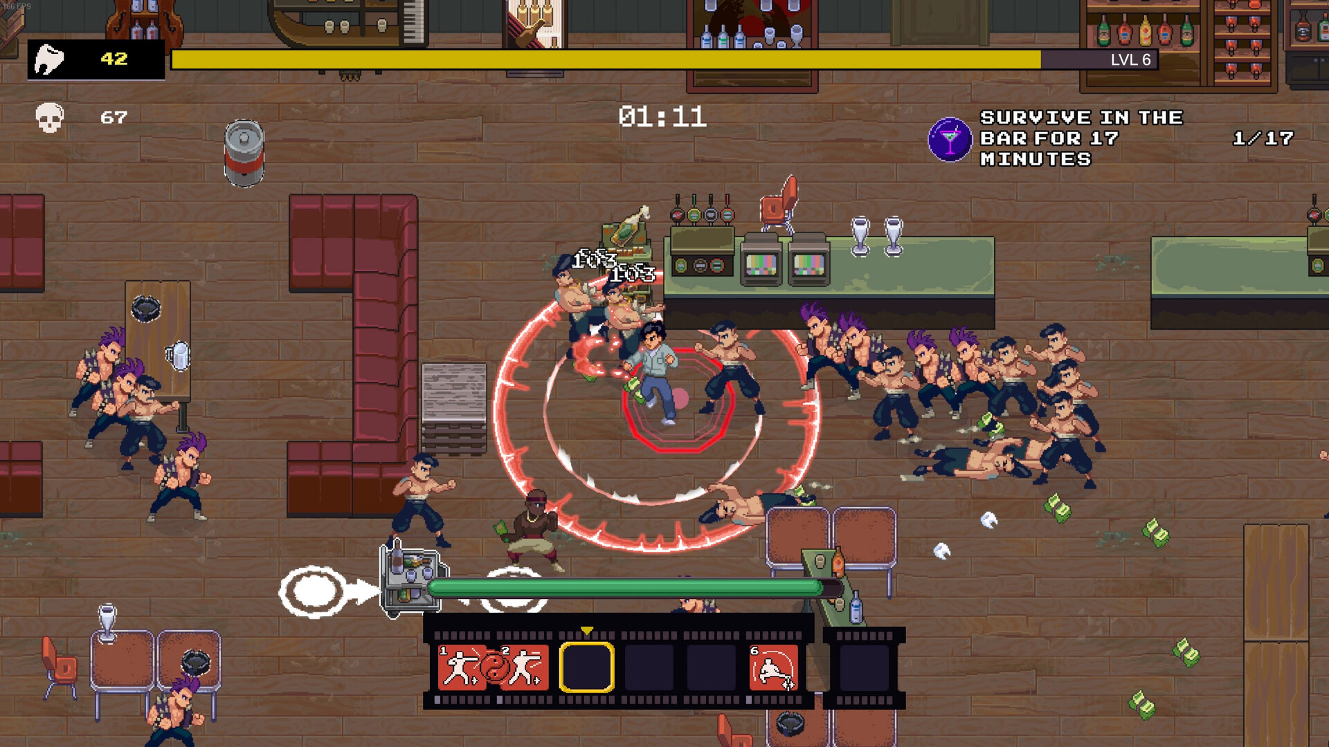 Скриншот: Karate Survivor