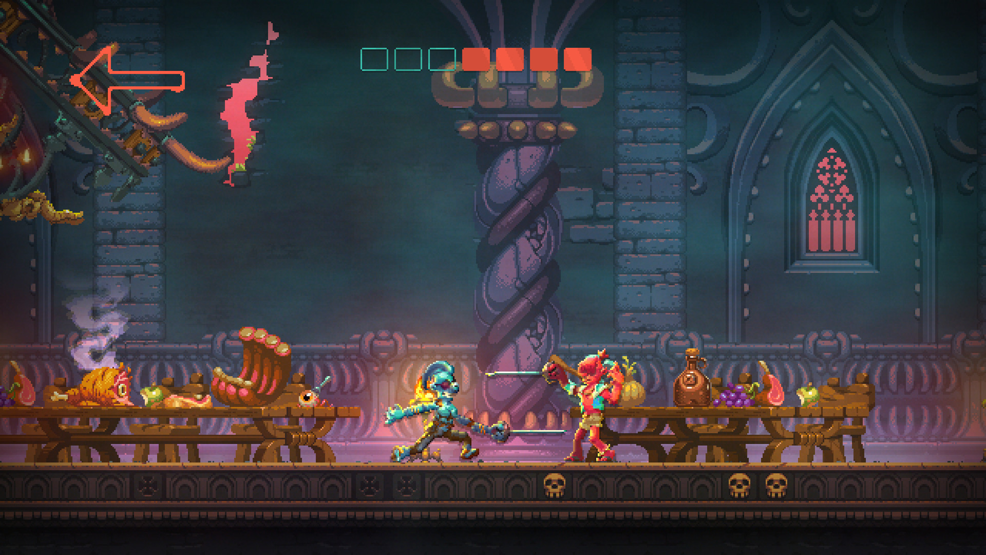 Скриншот: Nidhogg 2