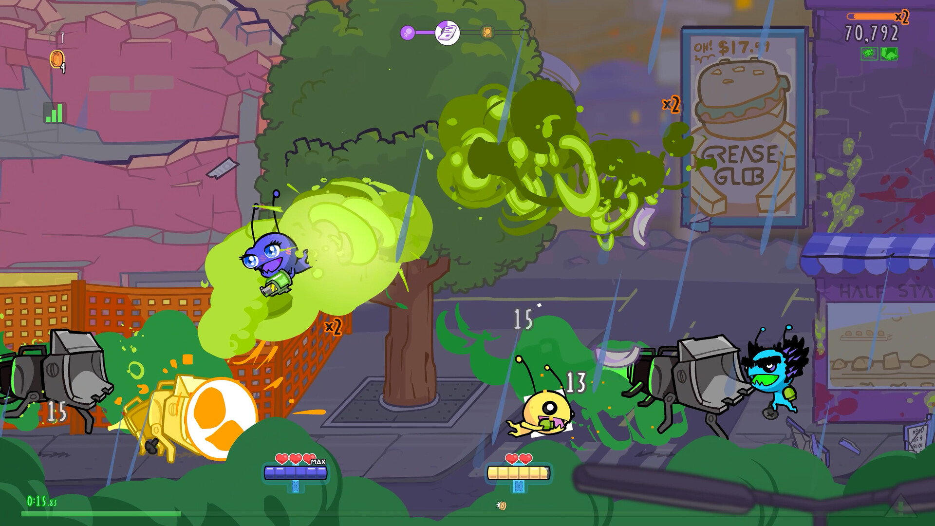 Скриншот: Alien Hominid Invasion