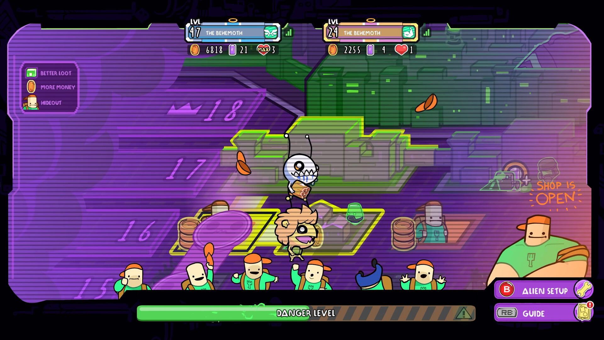 Скриншот: Alien Hominid Invasion