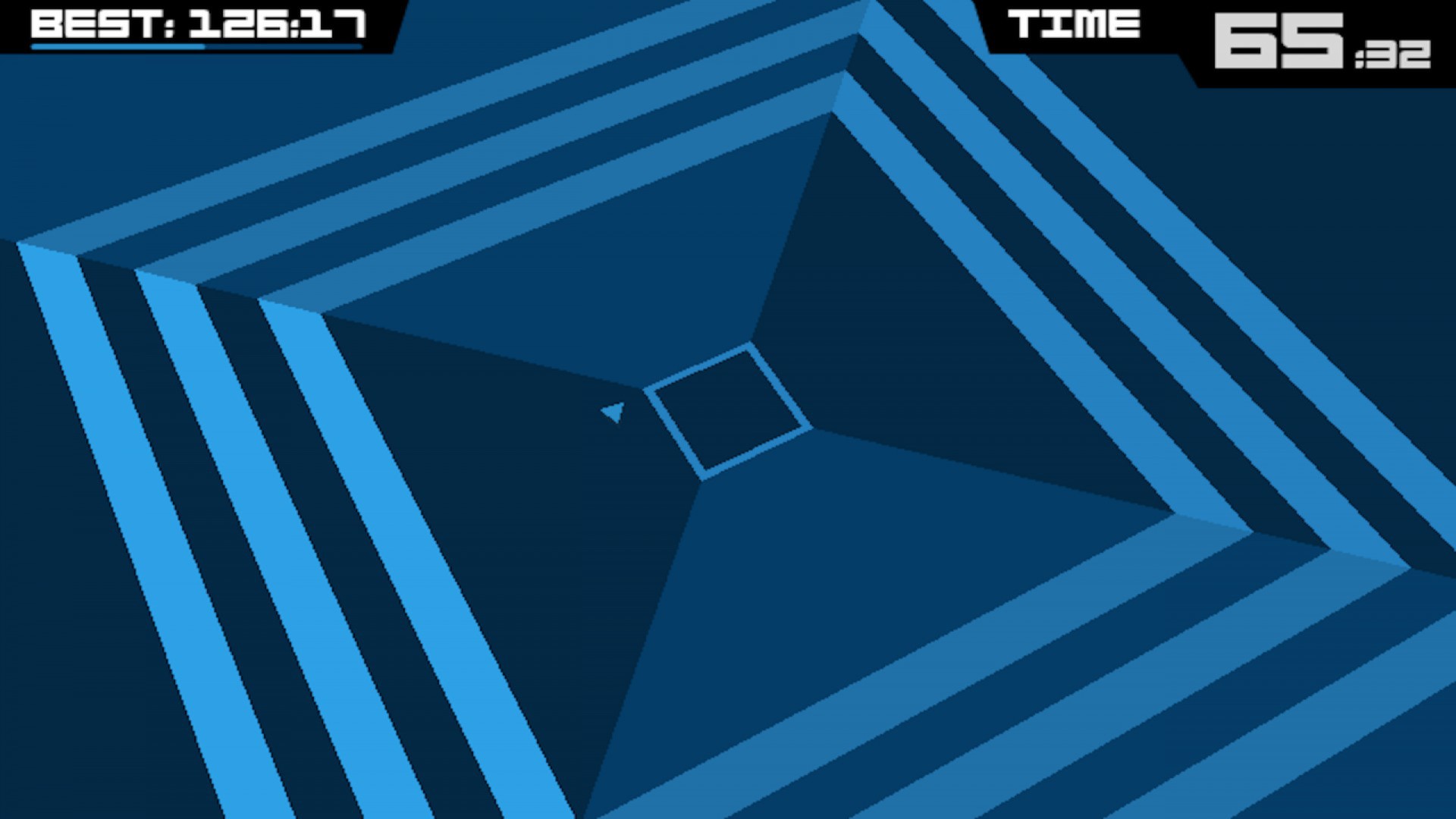 Скриншот: Super Hexagon