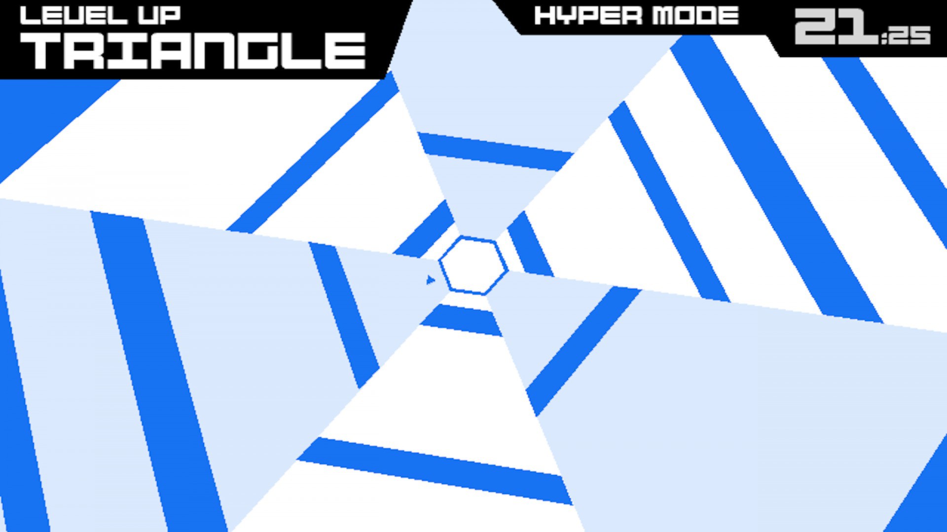 Скриншот: Super Hexagon