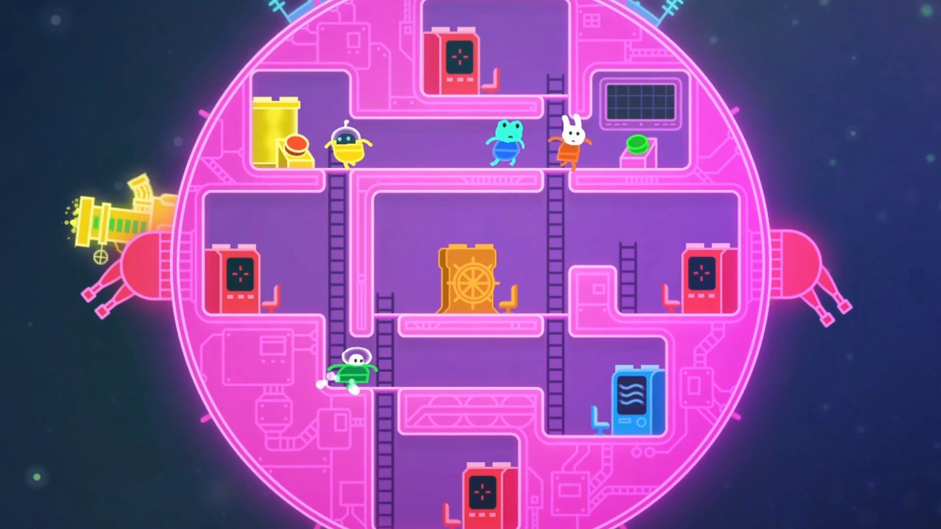 Скриншот: Lovers in a Dangerous Spacetime