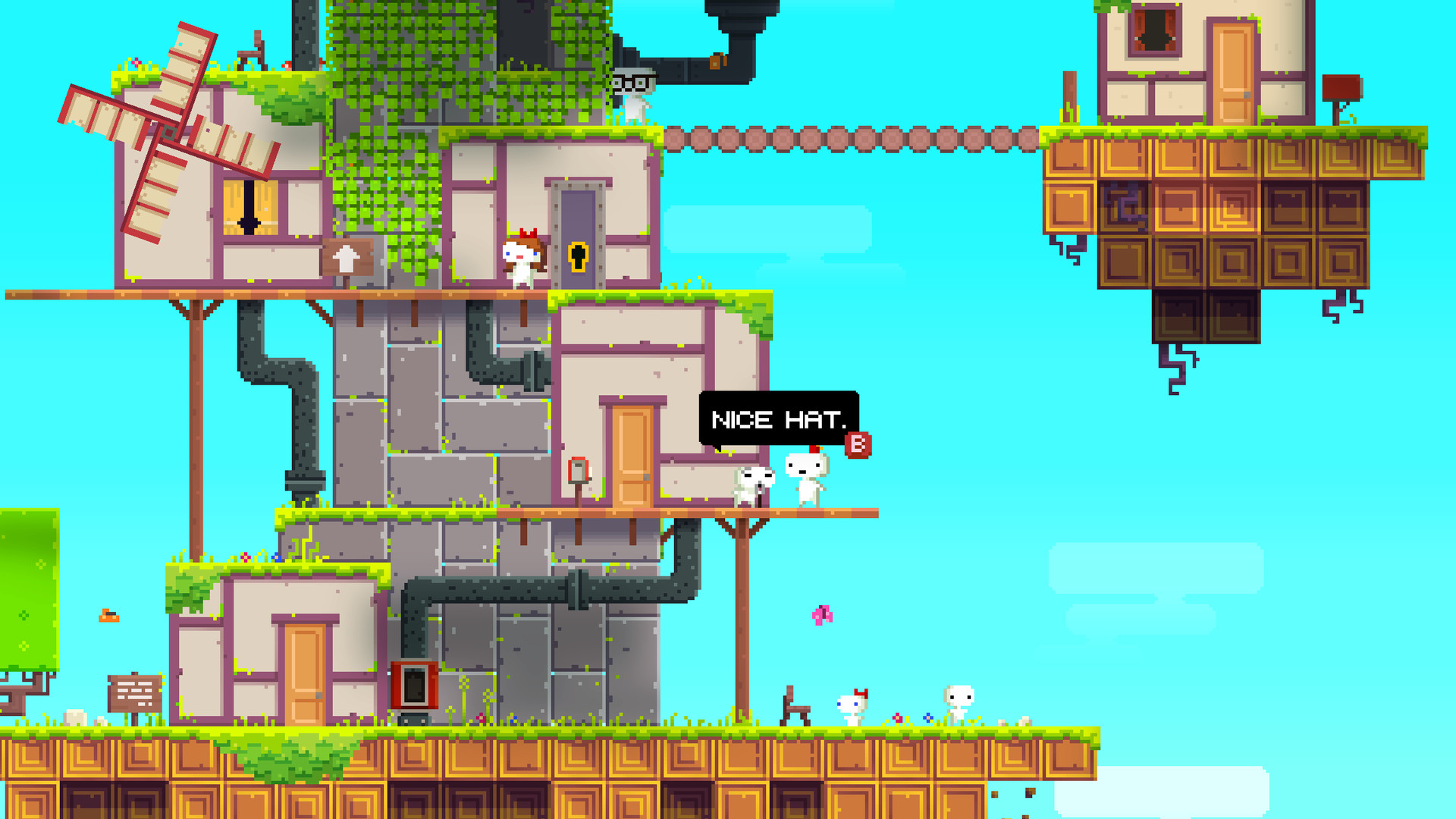Скриншот: FEZ