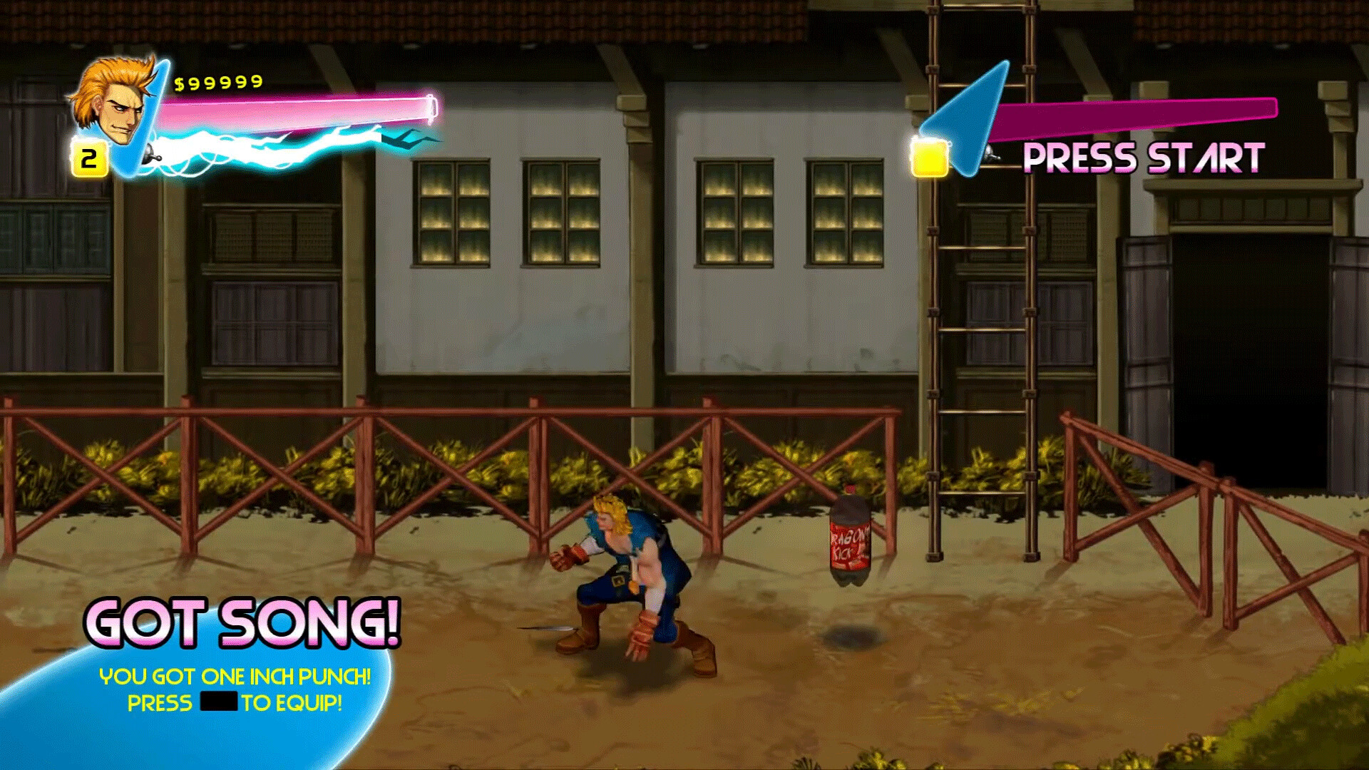 Скриншот: Double Dragon: Neon