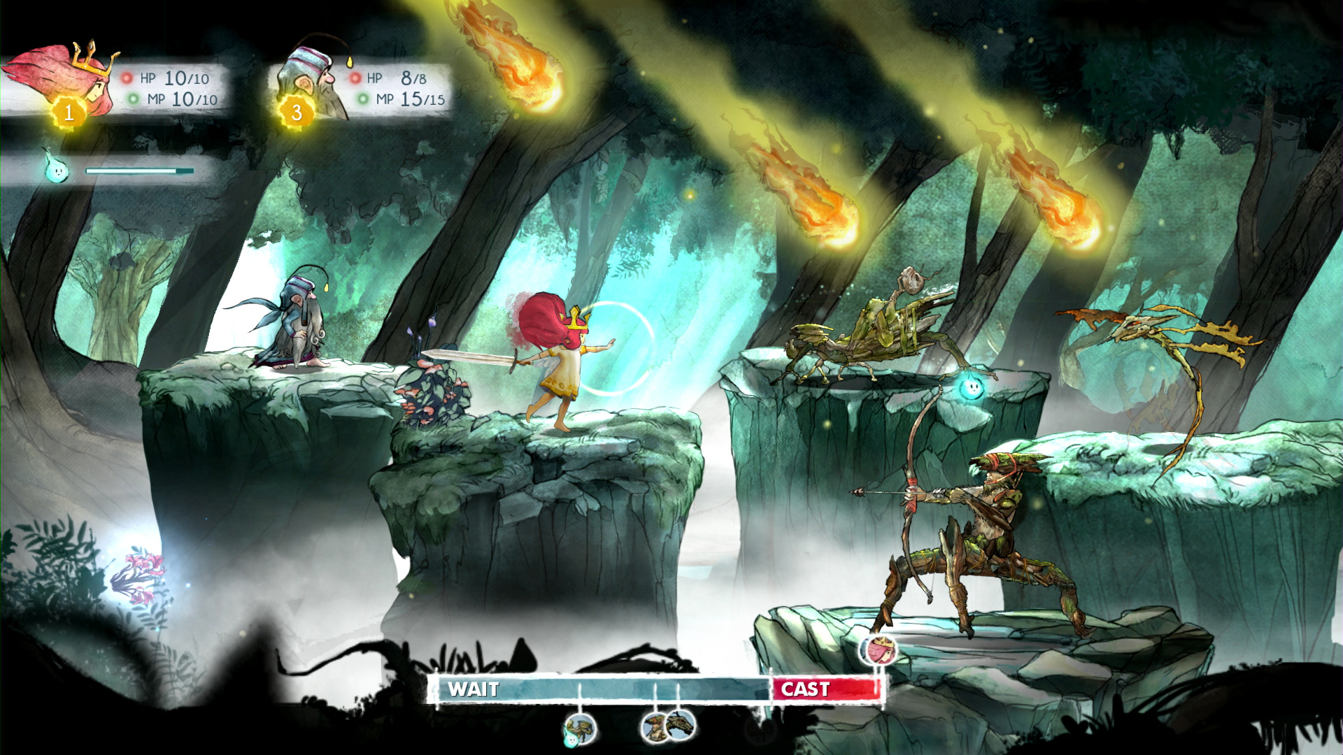 Скриншот: Child of Light