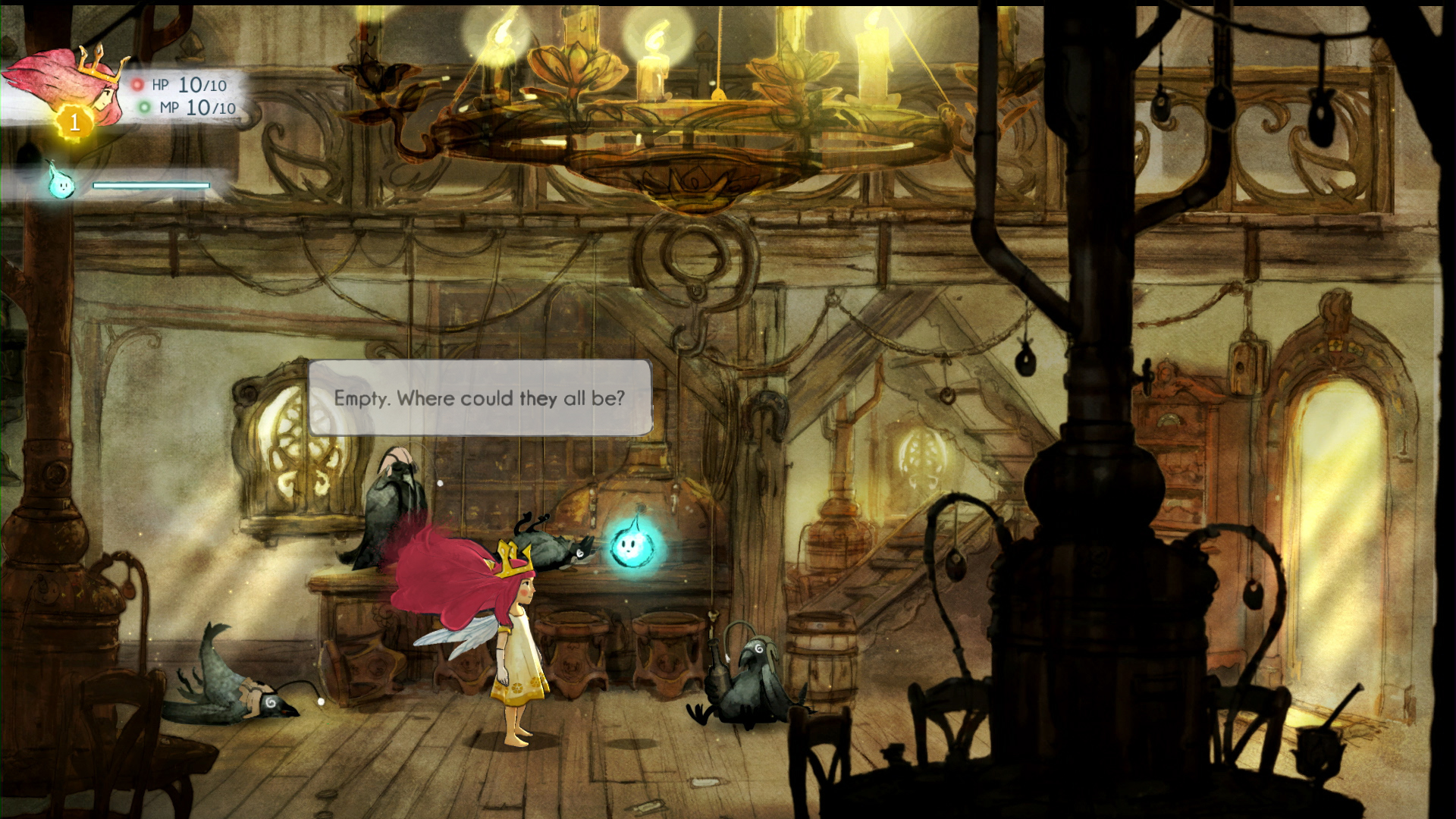 Скриншот: Child of Light