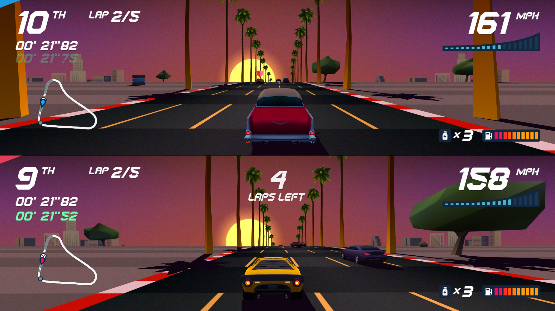 Скриншот: Horizon Chase Turbo