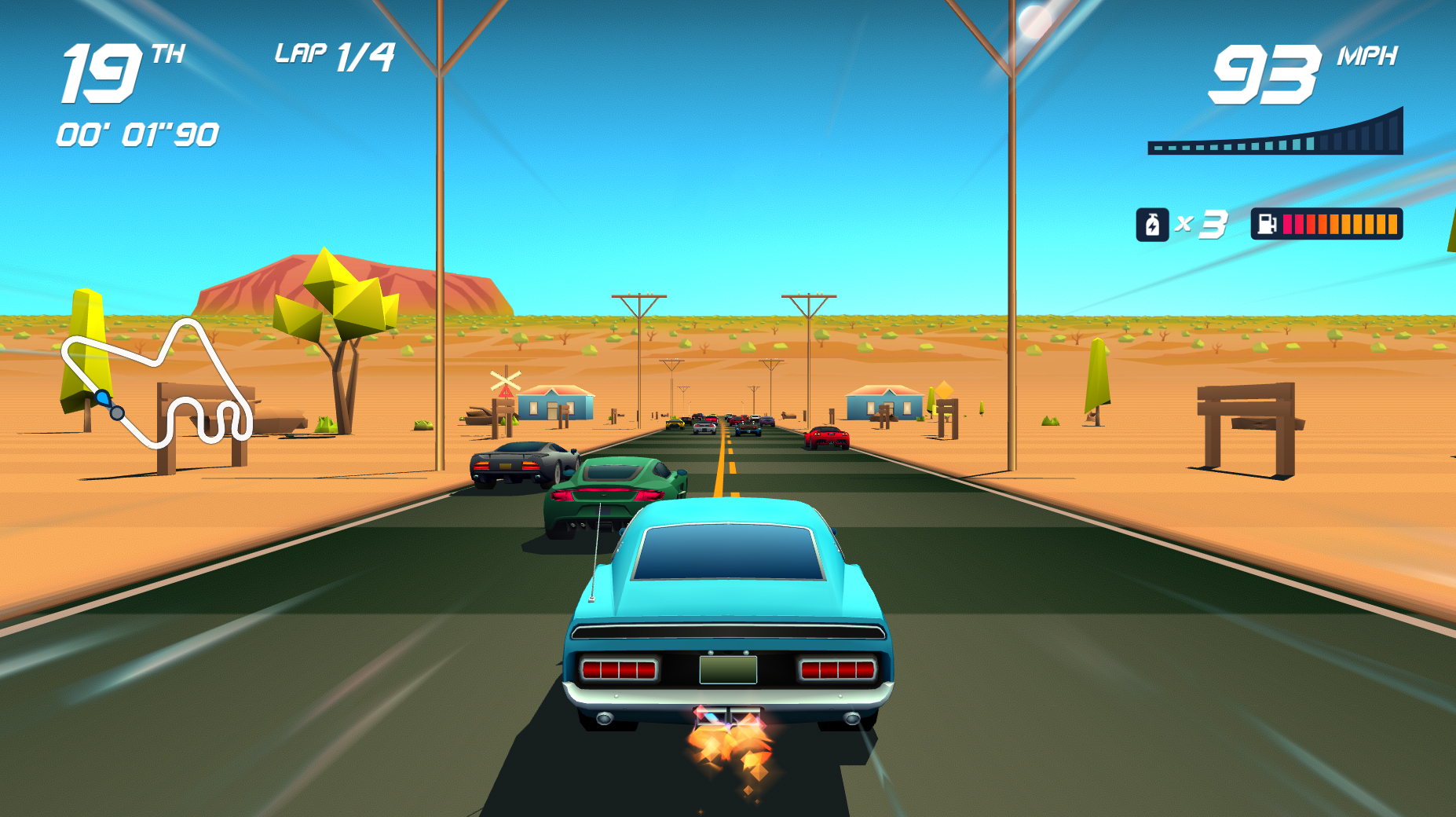 Скриншот: Horizon Chase Turbo