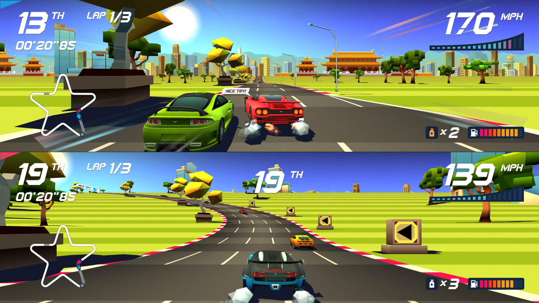 Скриншот: Horizon Chase Turbo