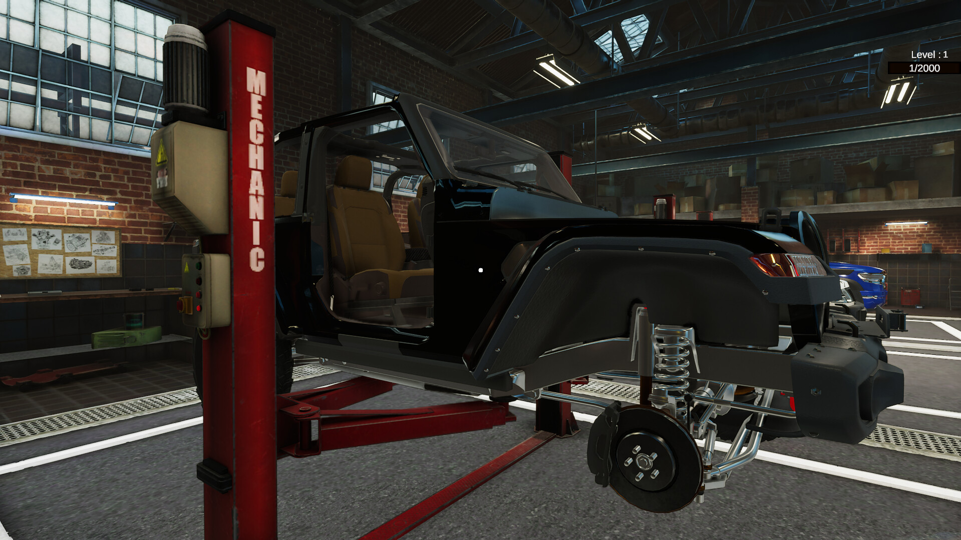 Скриншот: Offroad Mechanic Simulator
