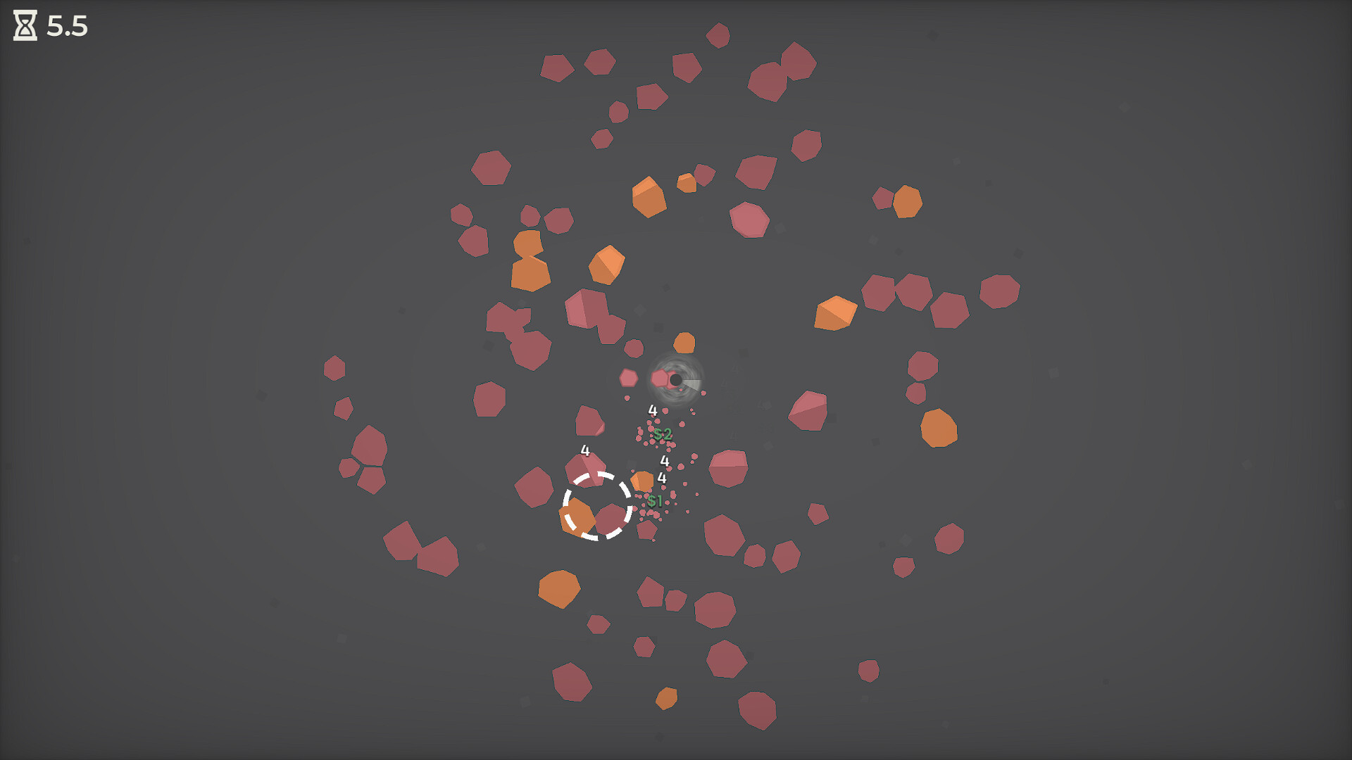 Скриншот: A Game About Feeding A Black Hole