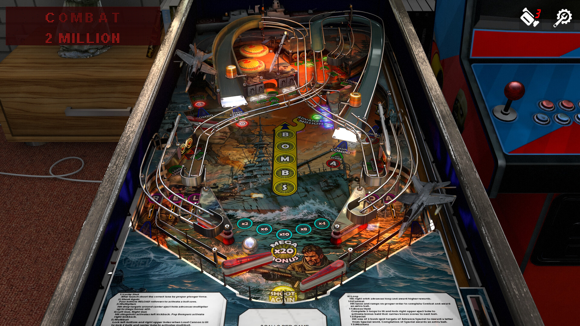 Скриншот: Zaccaria Pinball